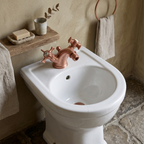 MELANGEUR BIDET HERITAGE OR ROSE
