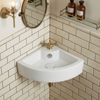 VASQUE LAVE MAIN SUSPENDUE CHERONA BLANC BRILLANT