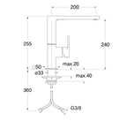 ROBINETTERIE CUISINE INFINITY CHROME