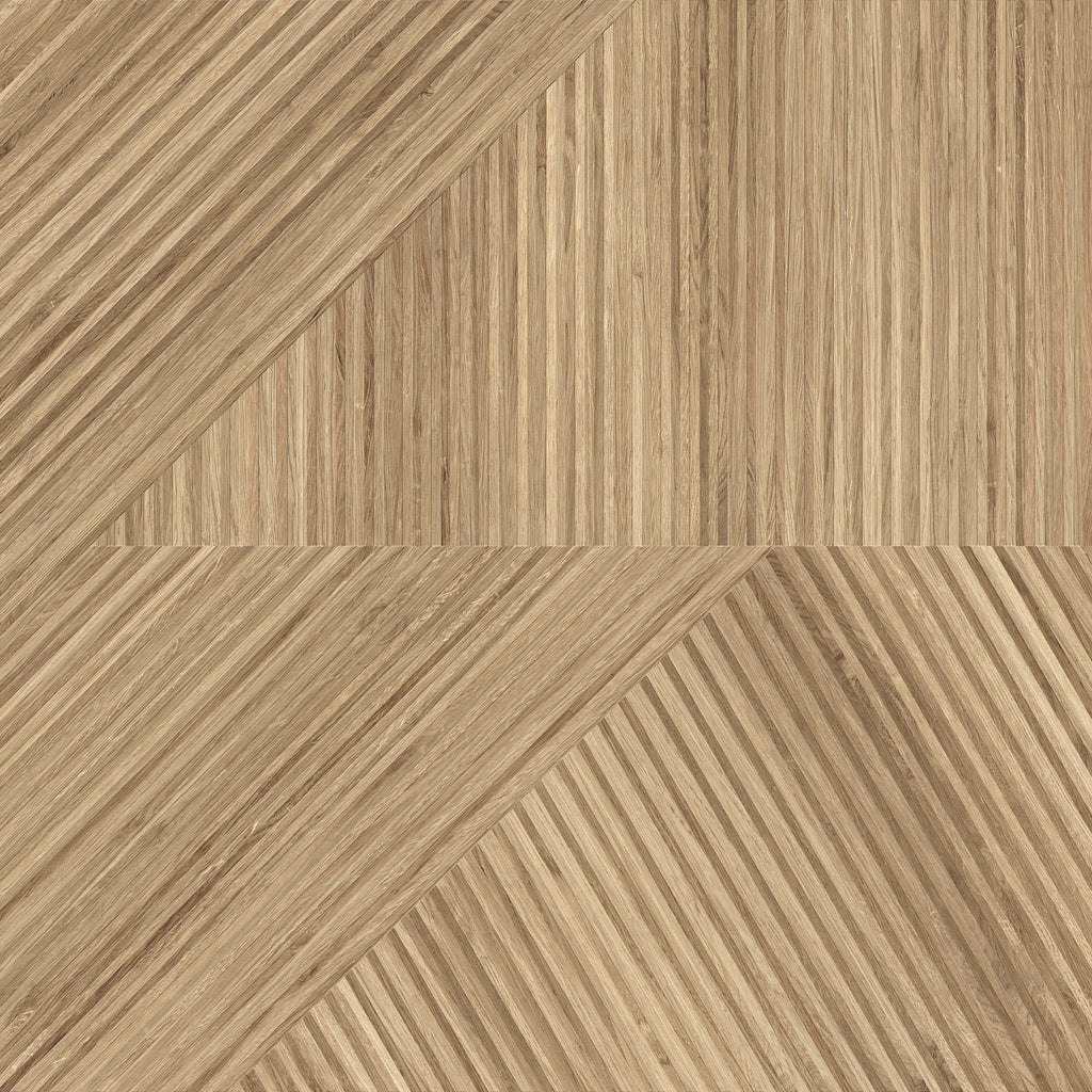 80X80 DECORS BOIS SCULTE CARAMEL MAT RECTIFIE