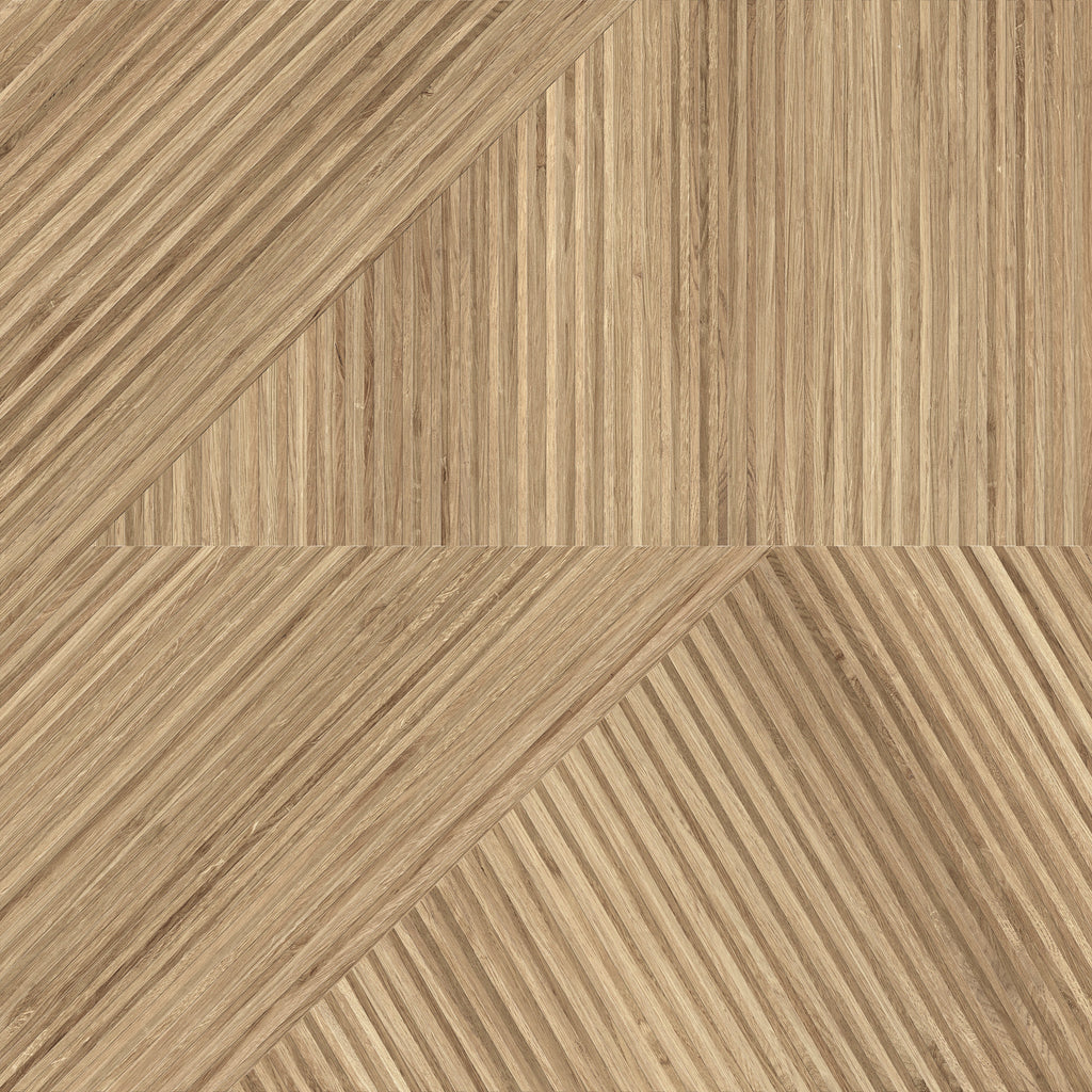 80X80 DECORS BOIS SCULTE CARAMEL MAT RECTIFIE