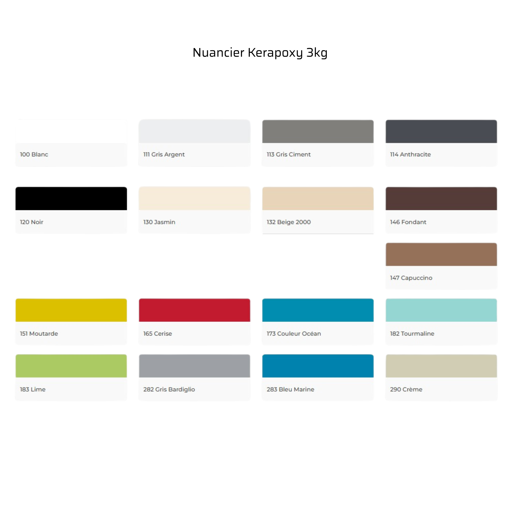 KERAPOXY CQ 111 GRIS ARGENT KIT 3 KG - Mapei