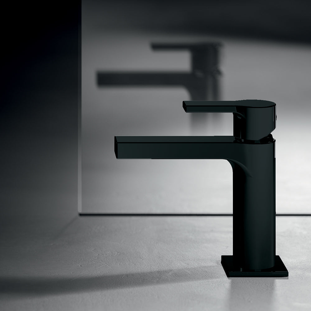 INFINITY MITIGEUR LAVABO VIDAGE METAL NOIR 