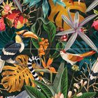 FRESQUE DECORS DE 2X 2 CARREAUX TROPICAL