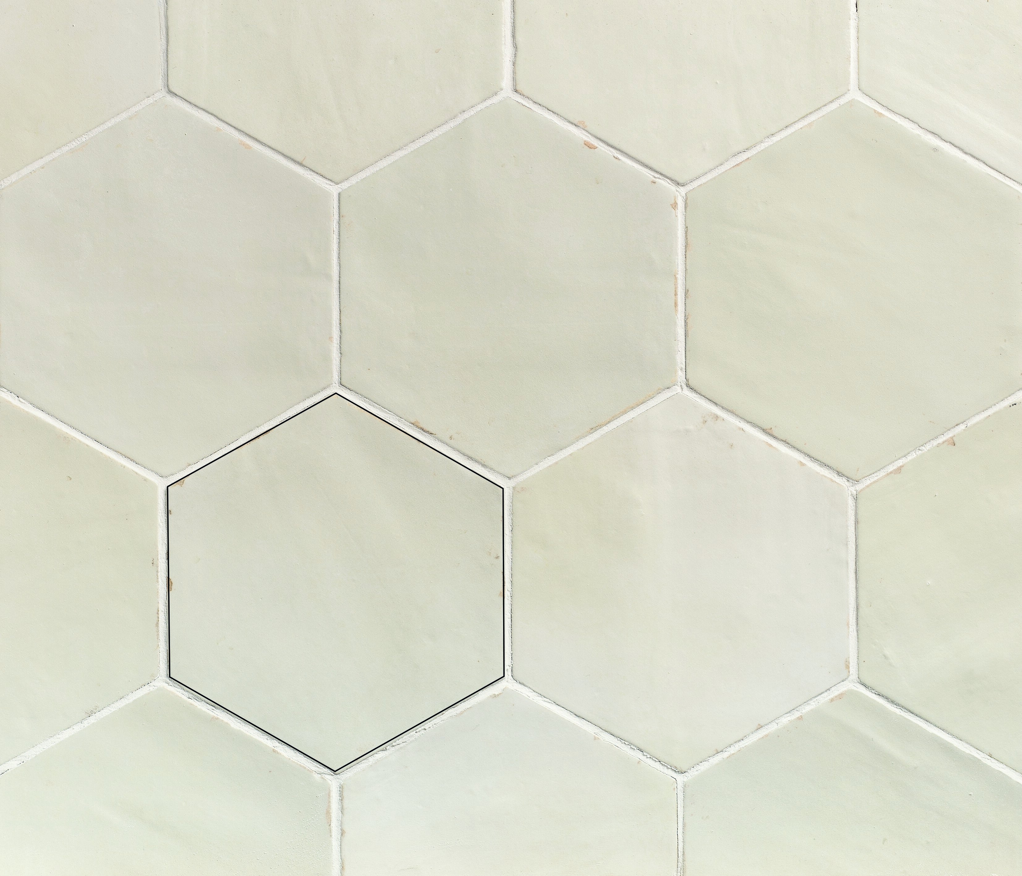 13,9X16 ZELLIGE MEDINA HEXAGONE BLANC