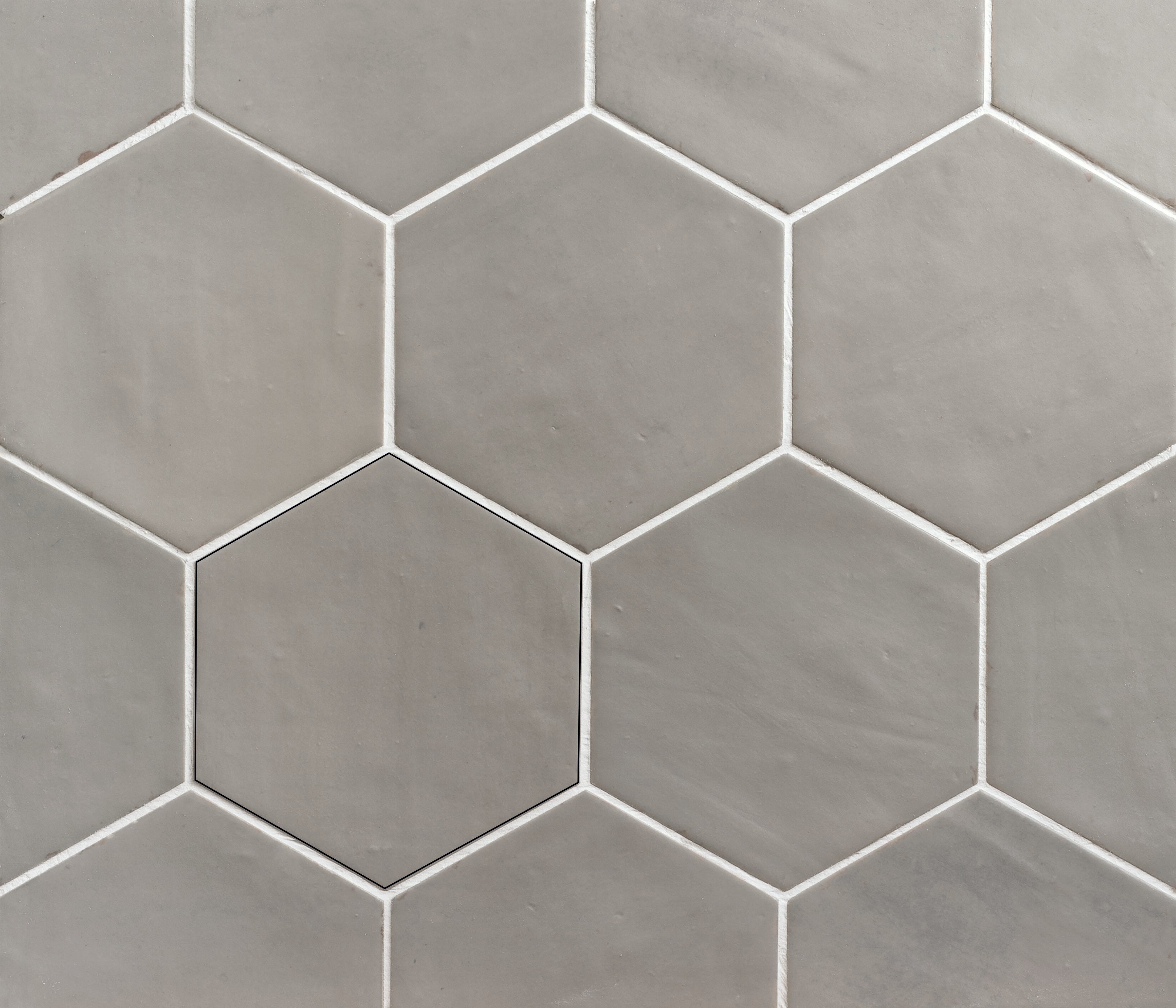 13,9X16 ZELLIGE MEDINA HEXAGONE GRIS