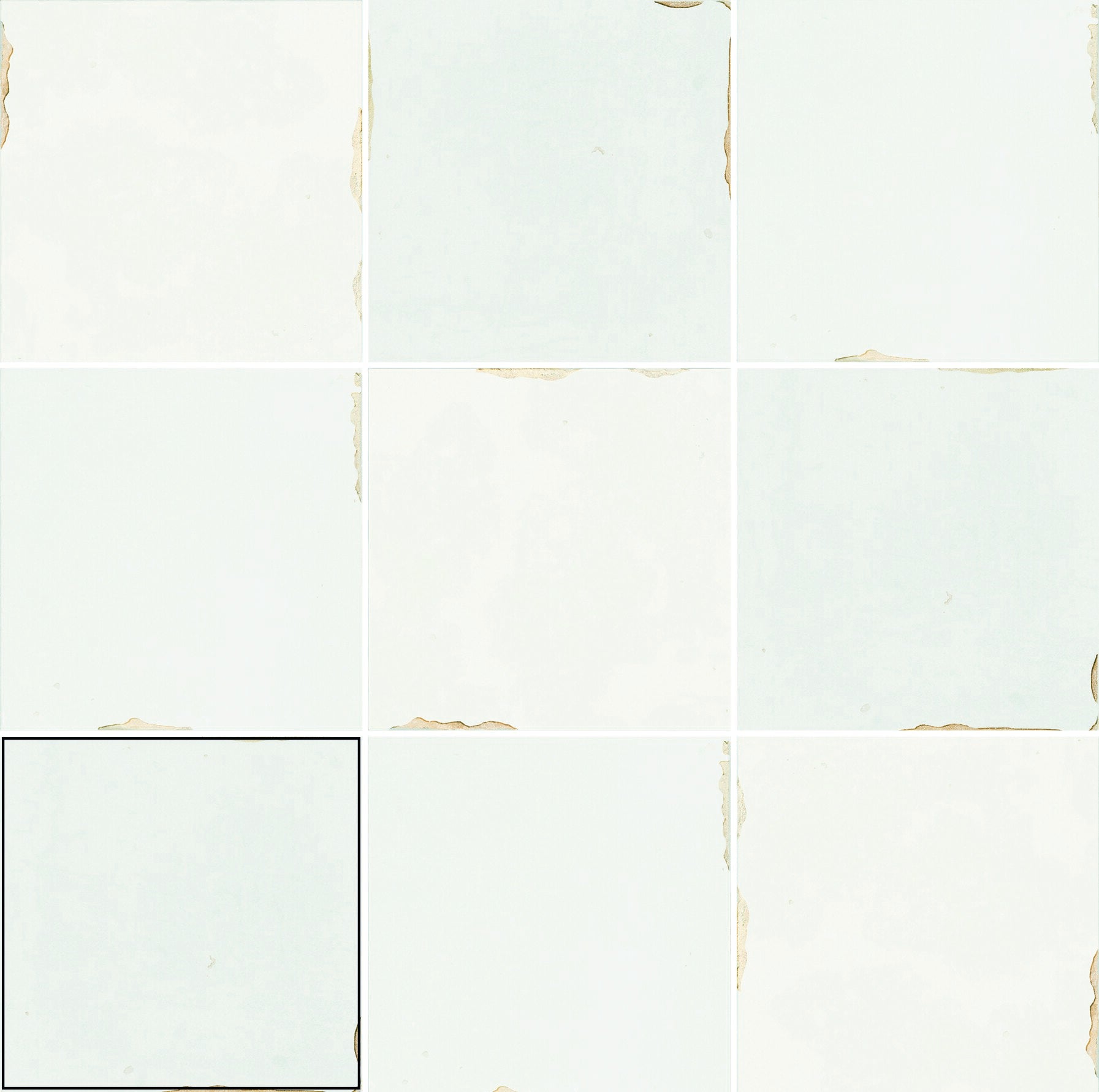 COLLECTION CARRELAGE ZELLIGE MEDINA BLANC