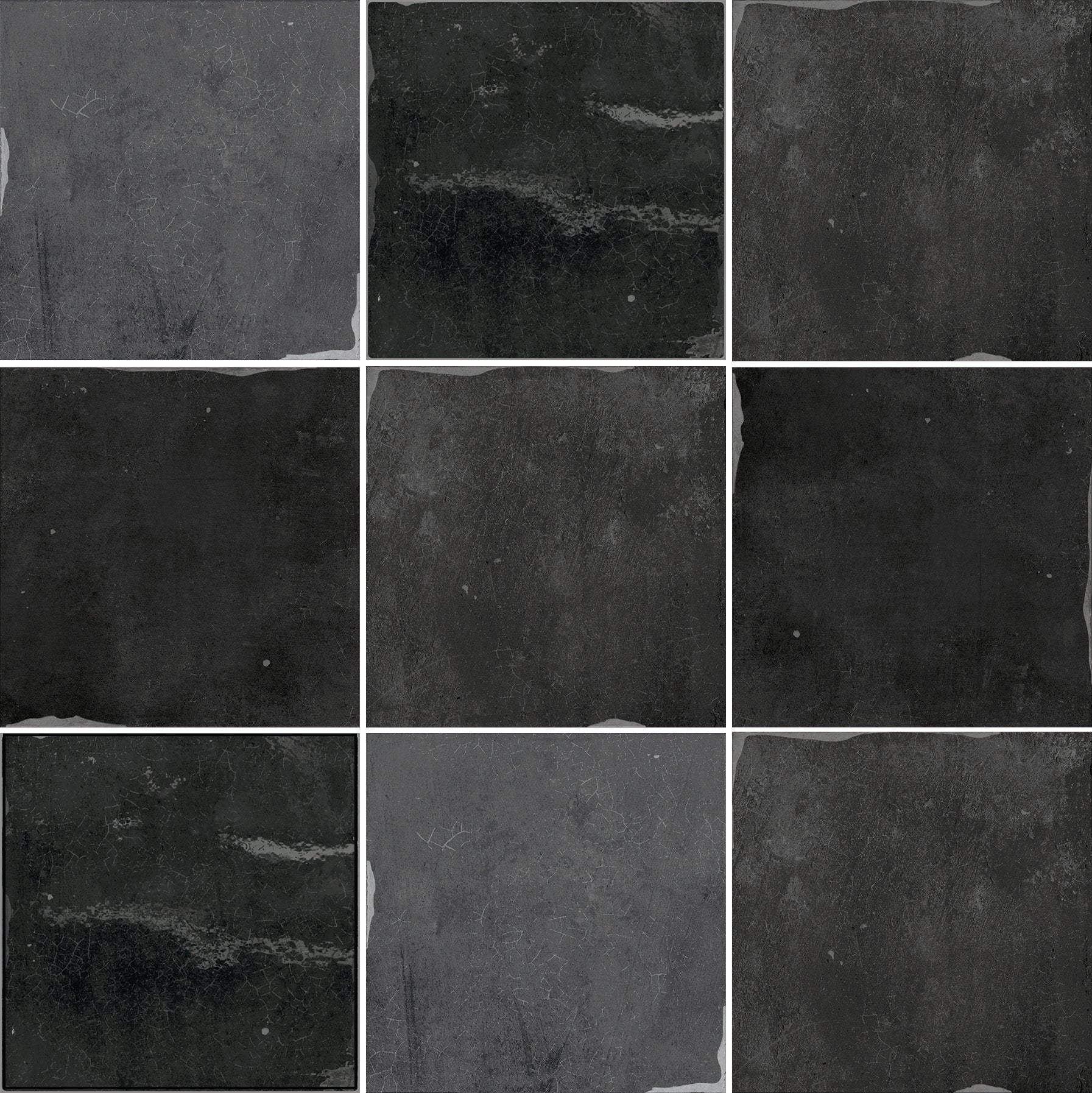 COLLECTION CARRELAGE ZELLIGE MEDINA NOIR