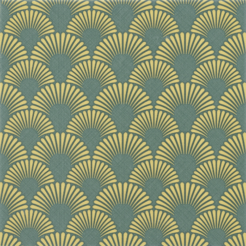 18,5X18,5 MAGUTO - Vert à motif - La maison de Martin