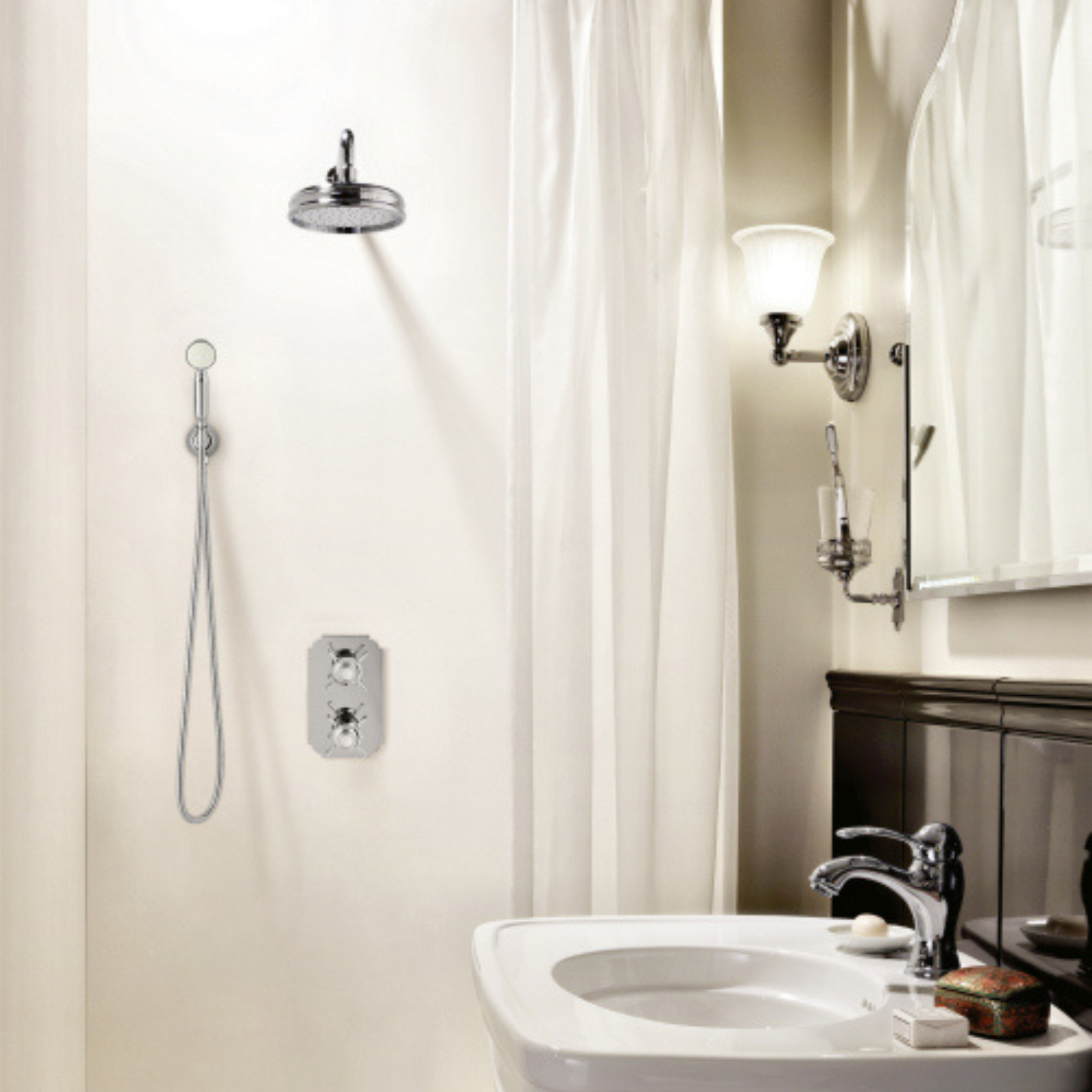 ROBINETTERIES ENCASTREES HERITAGE CHROME