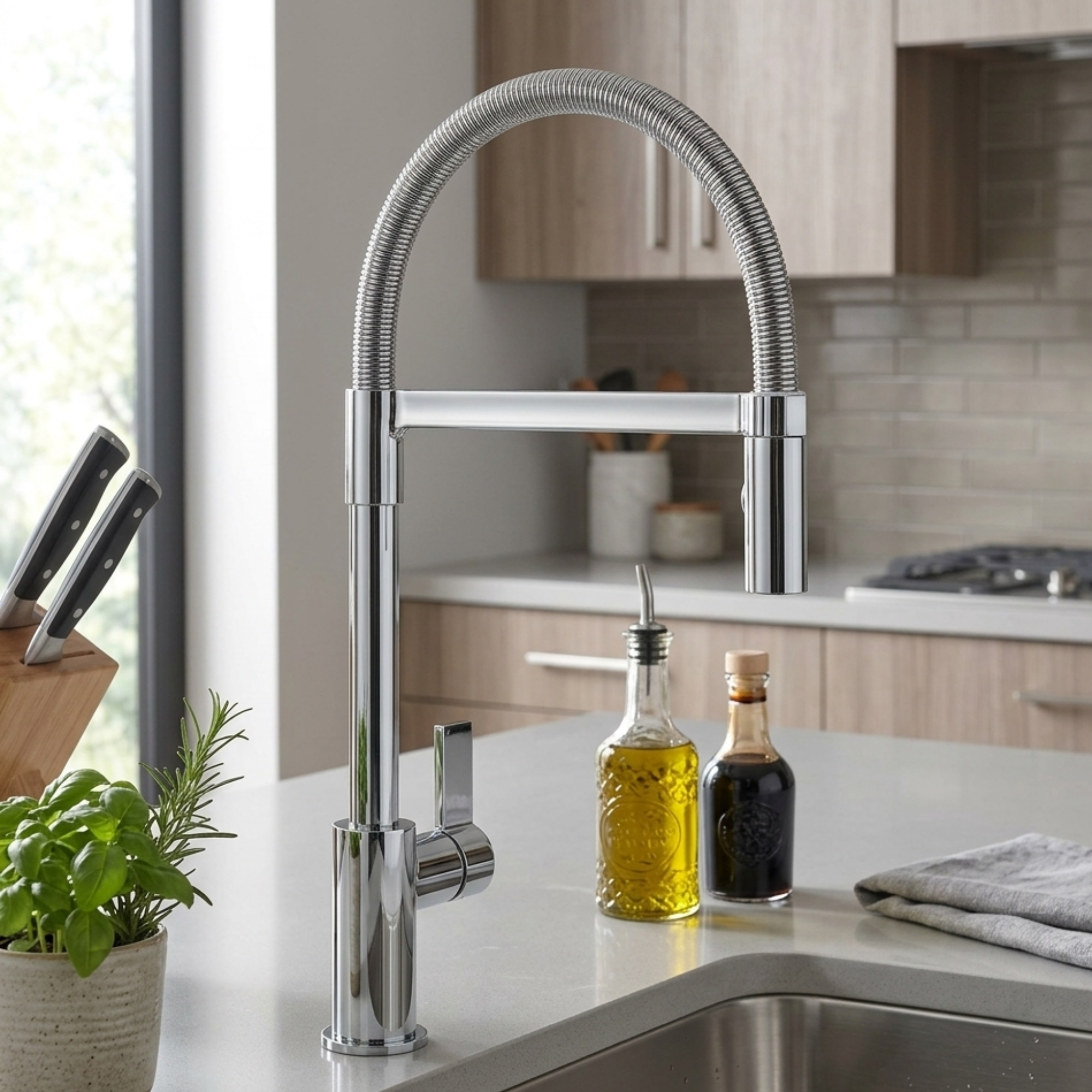 MITIGEUR CUISINE COOK DOUCHETTE 2 JETS CHROME