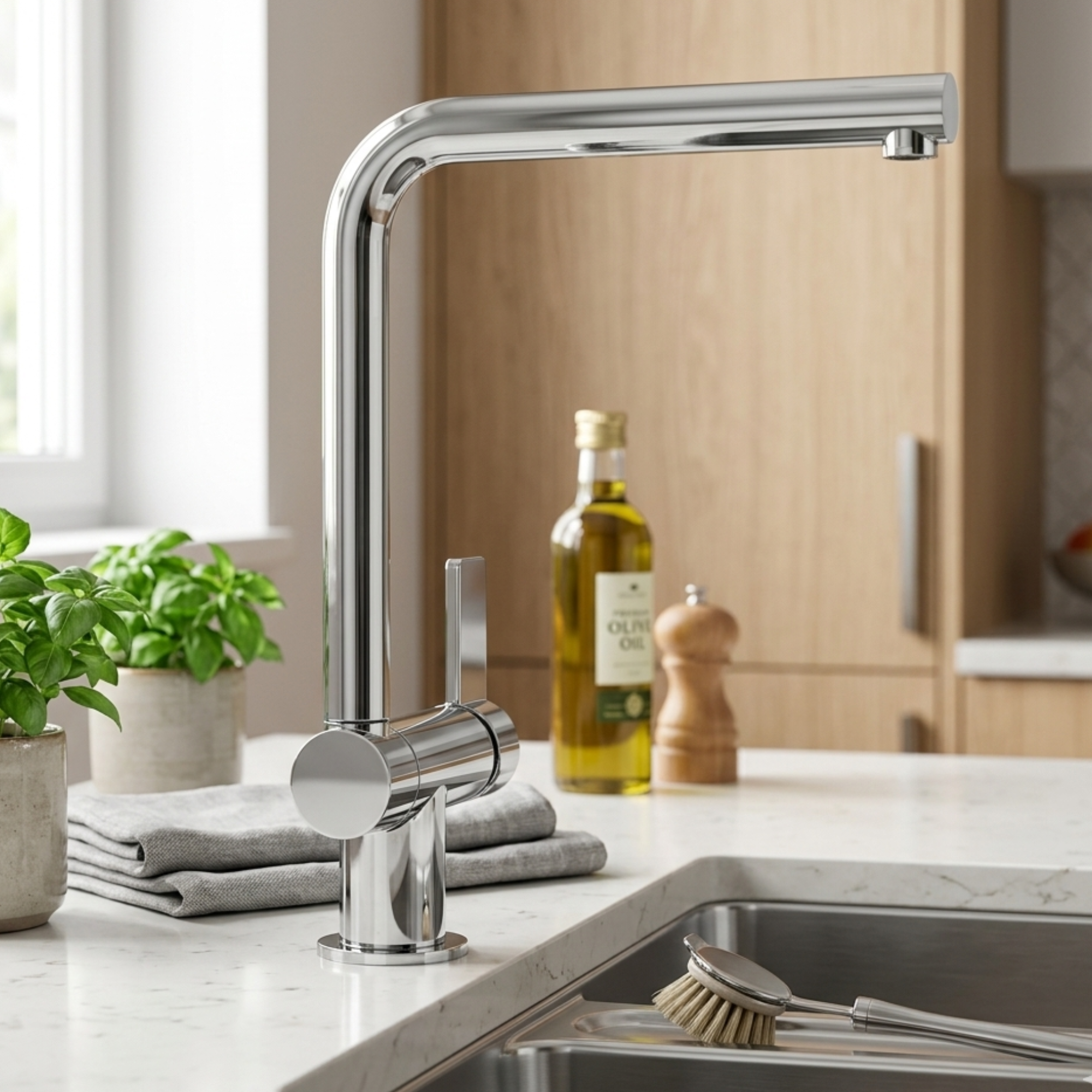 MITIGEUR CUISINE COOK CHROME BEC BASCULANT