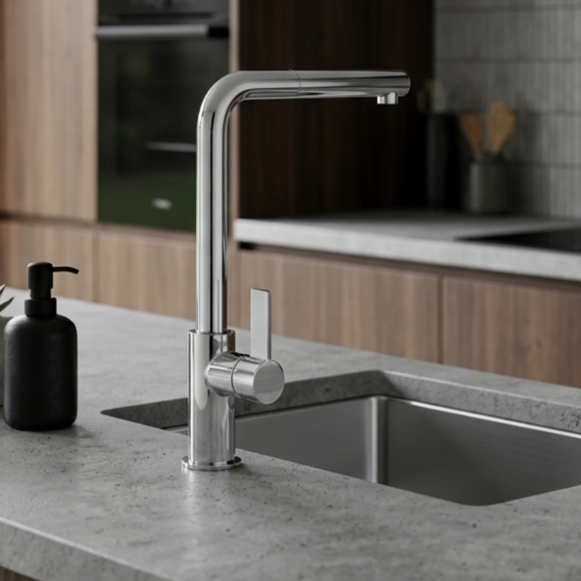 MITIGEUR CUISINE COOK DOUCHETTE 1JET CHROME