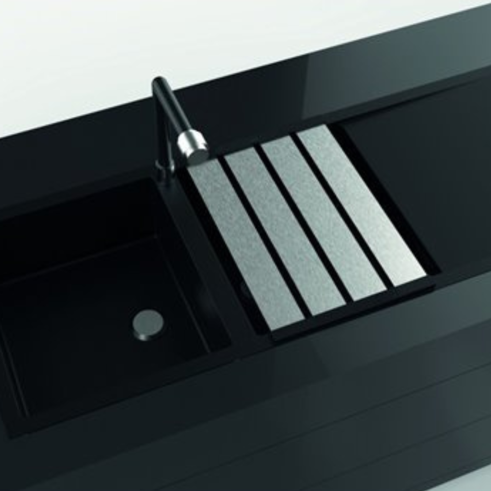 EGOUTTOIR DEPLIANT INOX BROSSE