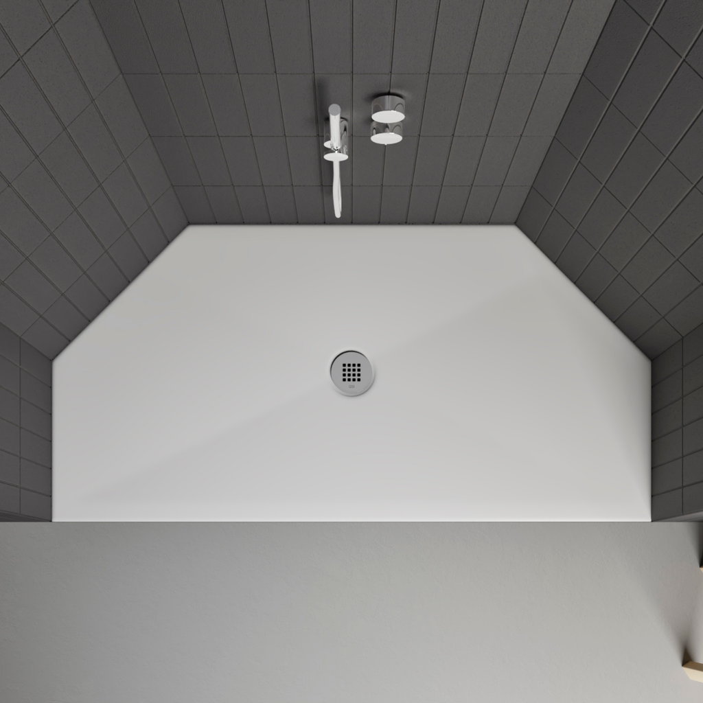 RECEVEUR DE DOUCHE  HARMONIA  180x80  (5 COULEURS ET DECOUPABLE)