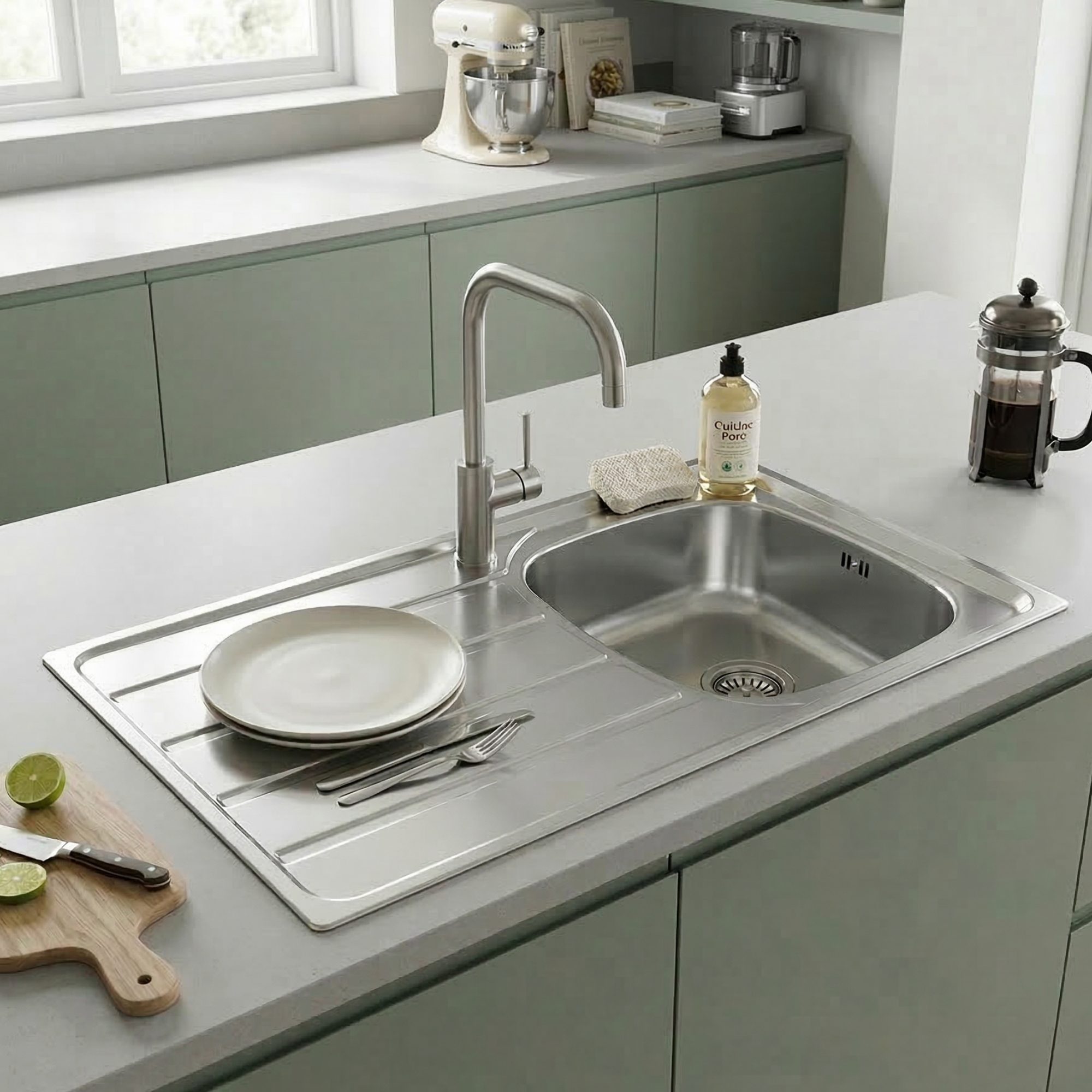 COLLECTION EVIER INOX MICRO STRUCTURE MONTERA CUVE