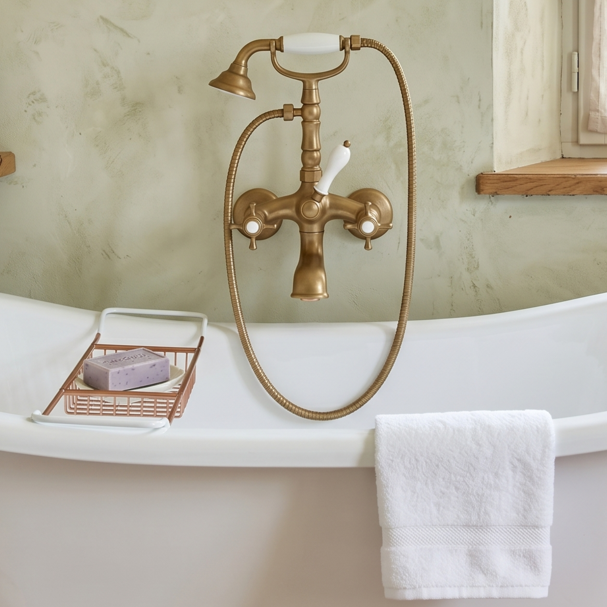 ROBINETS BAIN DOUCHE HERITAGE VIEUX BRONZE