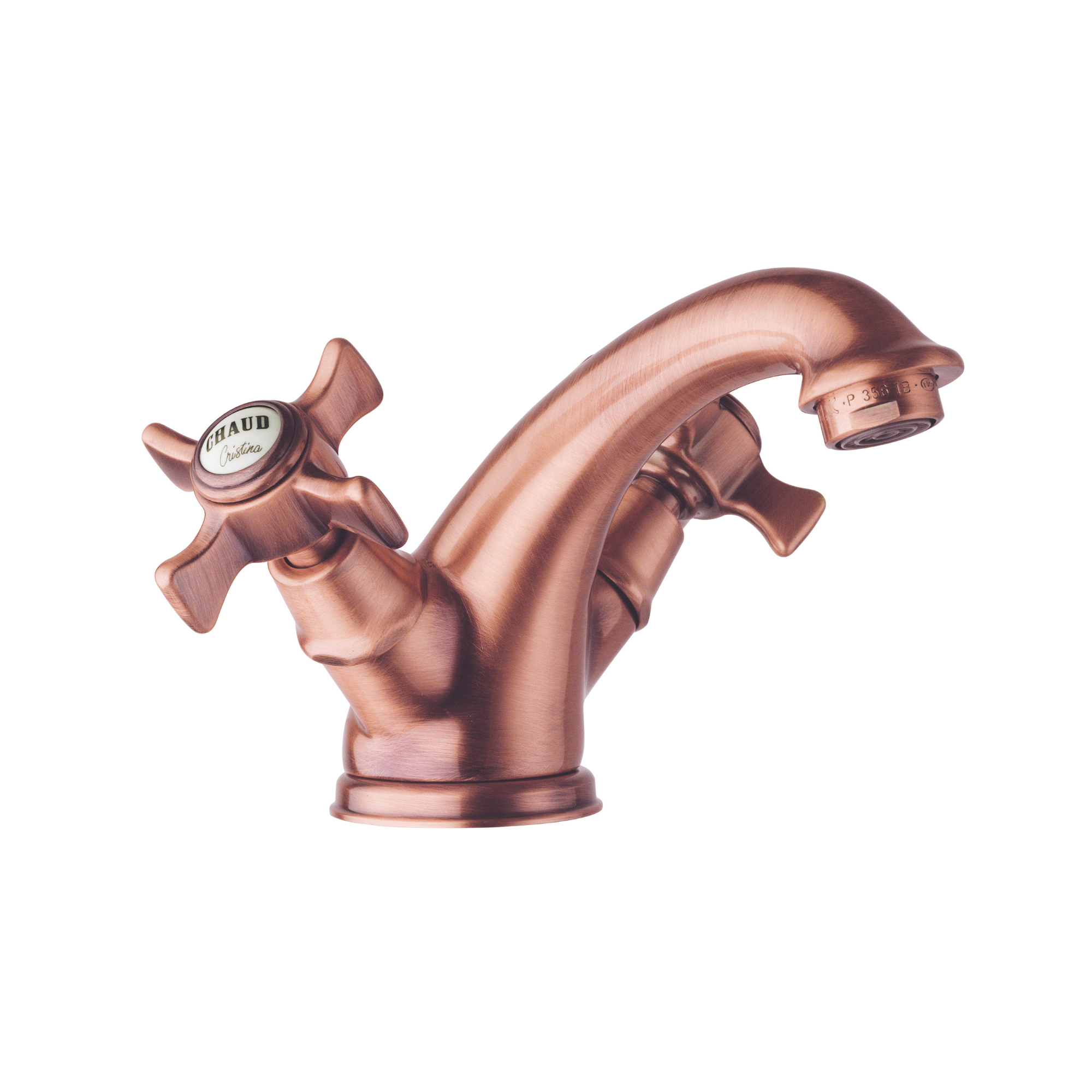 MELANGEURS LAVABO HERITAGE OR ROSE