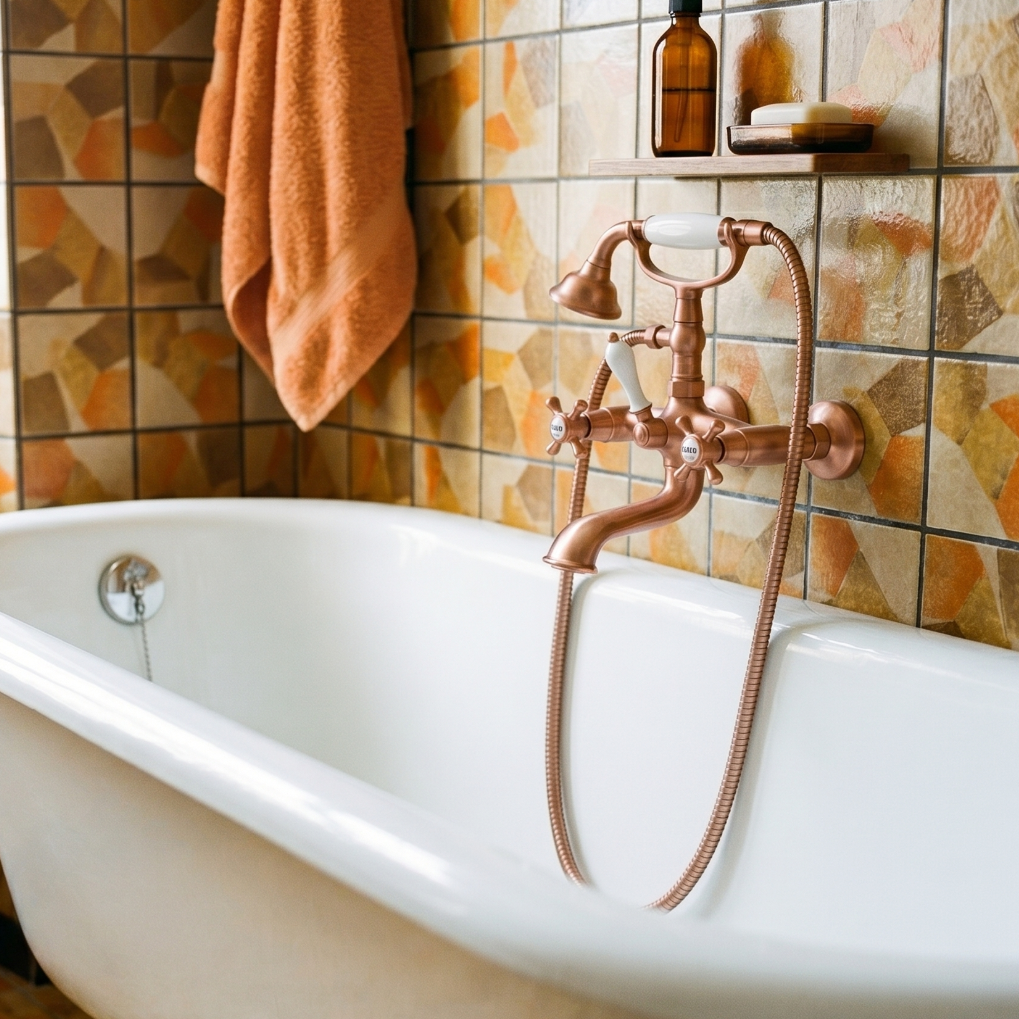 ROBINETS BAIN DOUCHE HERITAGE OR ROSE