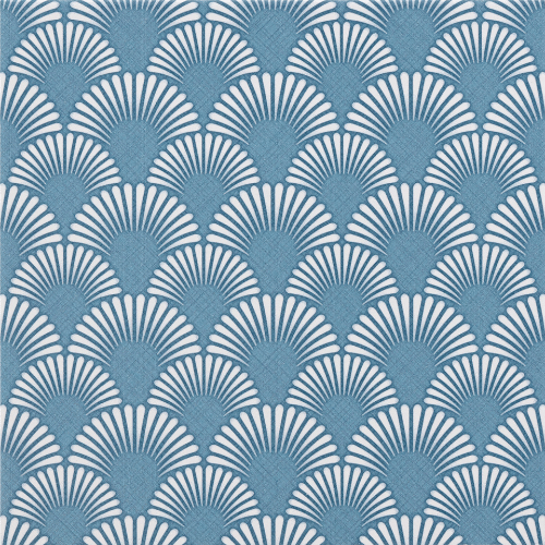 18,5X18,5 MAGUTO - Bleu à motif - La maison de Martin