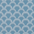 18,5X18,5 MAGUTO - Bleu à motif - La maison de Martin