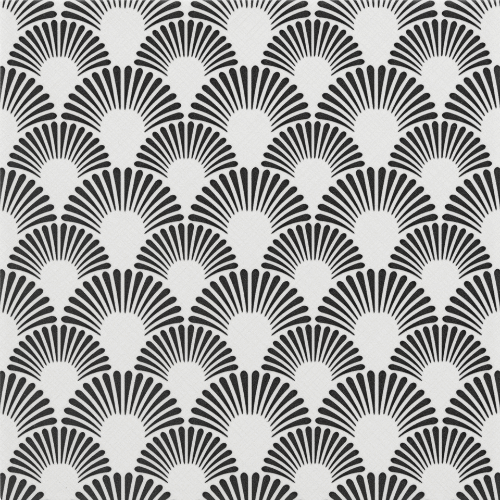 18,5X18,5 MAGUTO - motif noir ancien - La maison de Martin