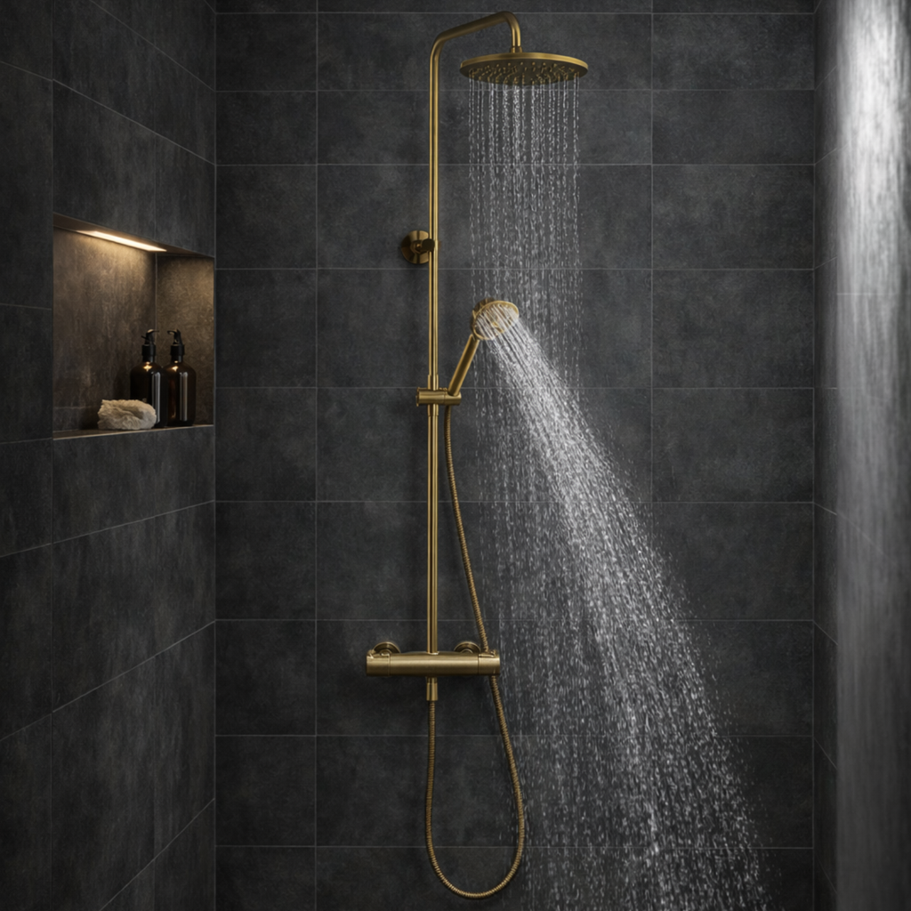 COLONNE DE DOUCHE INFINITY VIEUX BRONZE