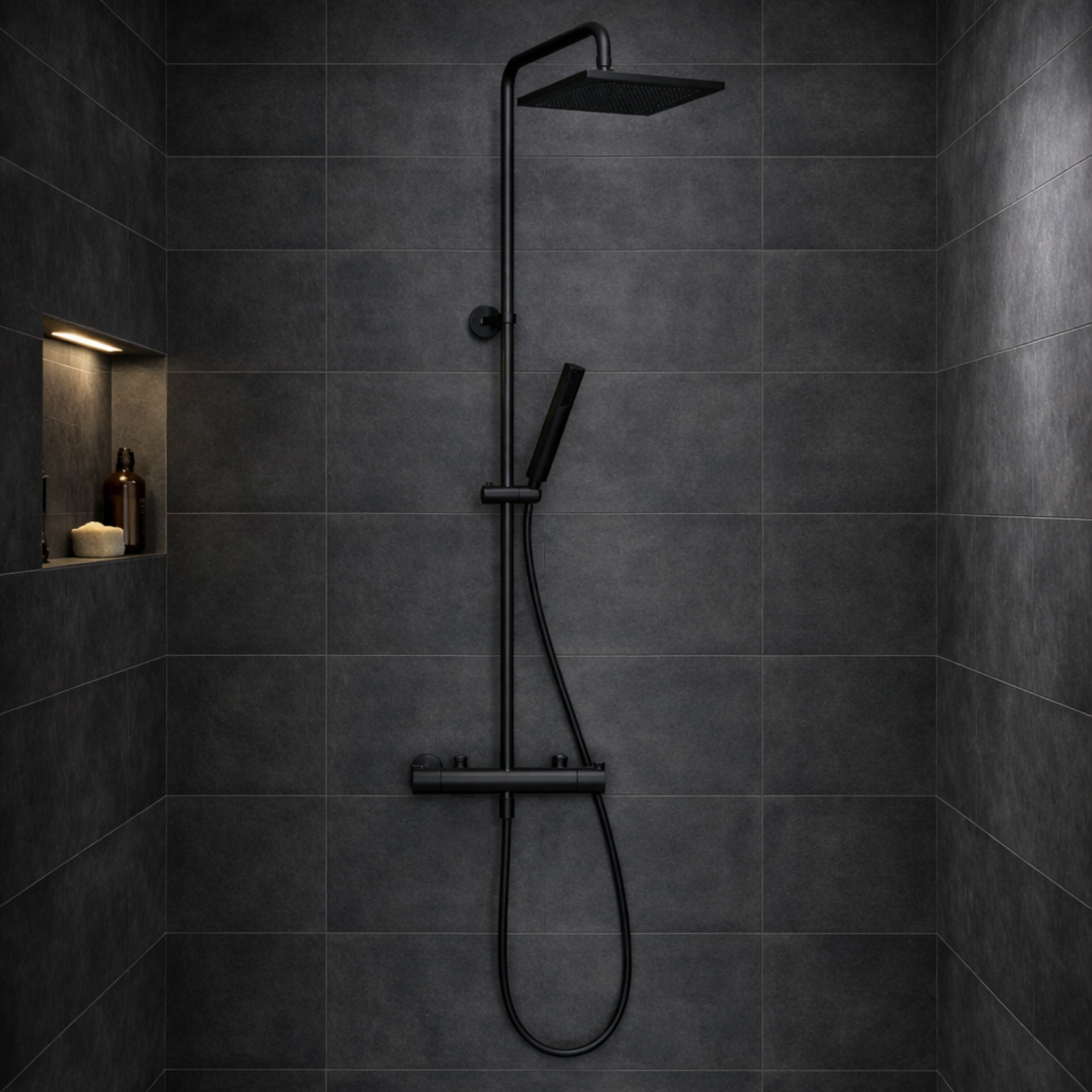 COLONNE DE DOUCHE INFINITY NOIR