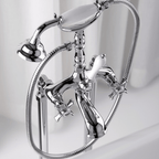 HERITAGE MELANGEUR LAVABO LARGE CHROME + VIDAGE