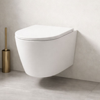 CUVETTE SUSPENDUE DE TOILETTE AMARIS BLANC MATE