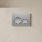 PLAQUE DE DOUBLE CHASSE 3/6 LITRES NEXO CHROME MAT