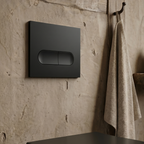PLAQUE DE DOUBLE CHASSE 3/6 LITRES VELIS NOIR MAT