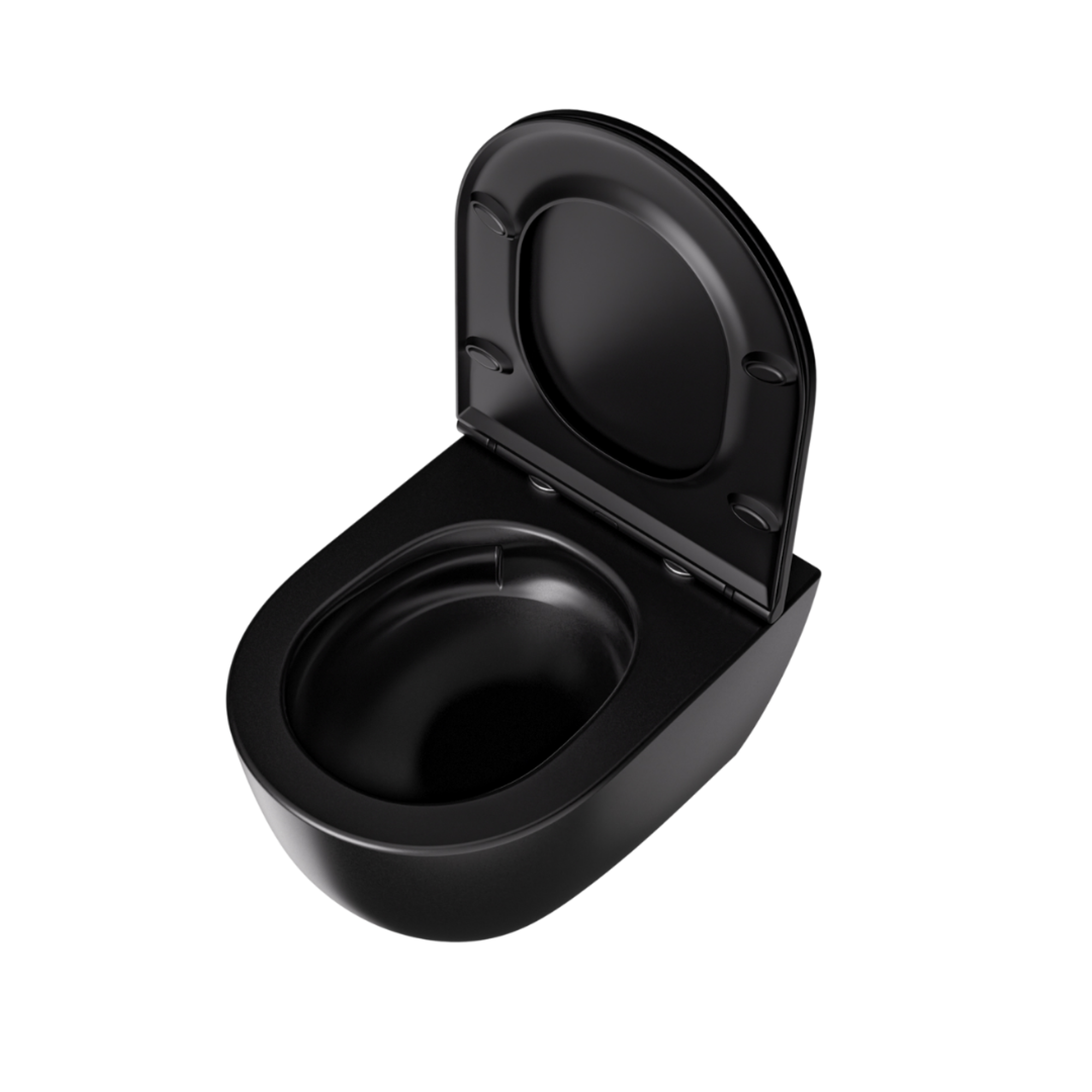 CUVETTE SUSPENDUE DE TOILETTE CANOVA NOIRE MATE