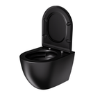 CUVETTE SUSPENDUE DE TOILETTE CANOVA NOIRE MATE