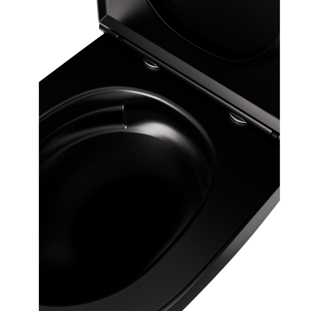 CUVETTE SUSPENDUE DE TOILETTE CANOVA NOIRE MATE