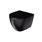 CUVETTE SUSPENDUE DE TOILETTE CANOVA NOIRE MATE