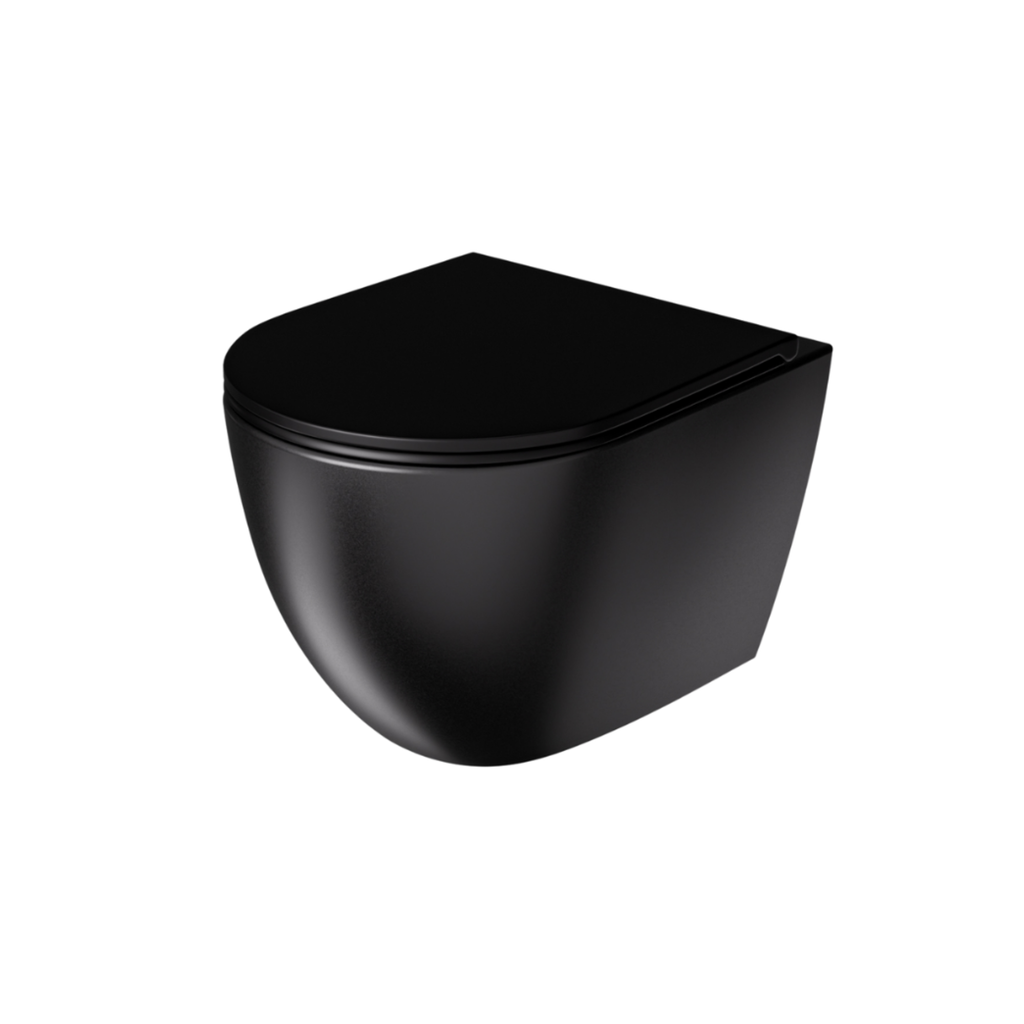 CUVETTE SUSPENDUE DE TOILETTE CANOVA NOIRE MATE