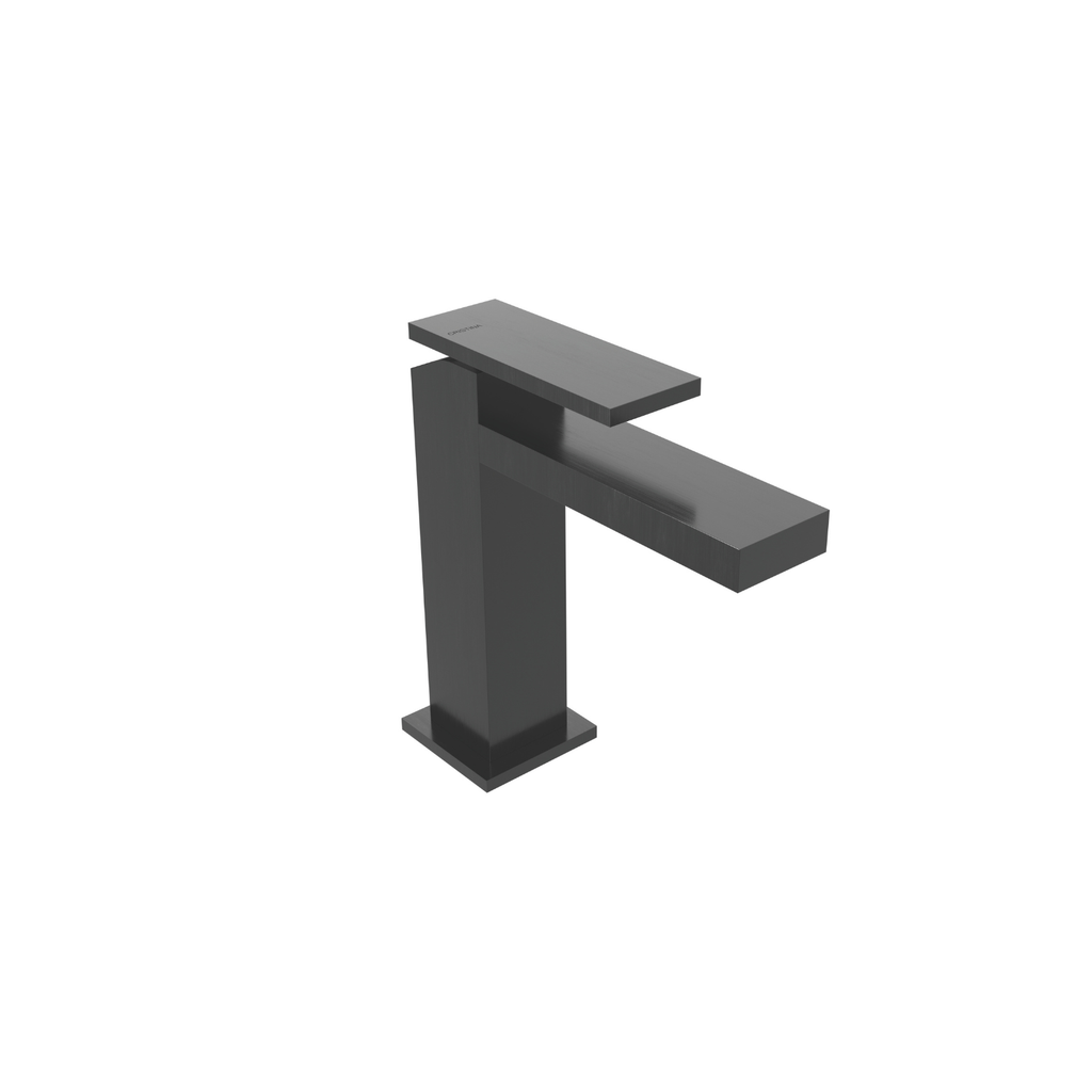 ROBINETTERIES COLLECTION PLANE CHROME NOIR BROSSEE