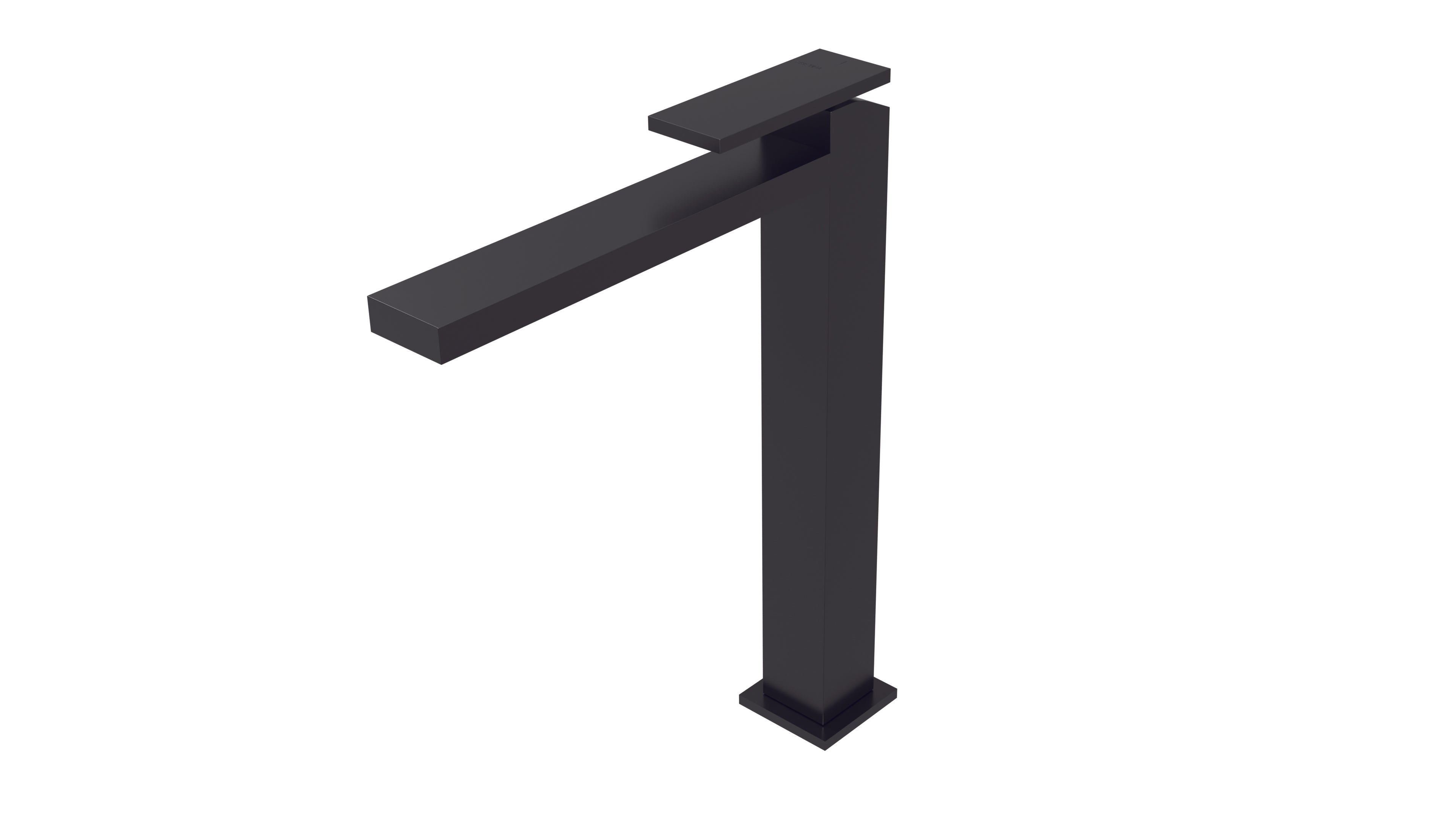 ROBINETTERIES COLLECTION PLANE CHROME NOIR BROSSEE