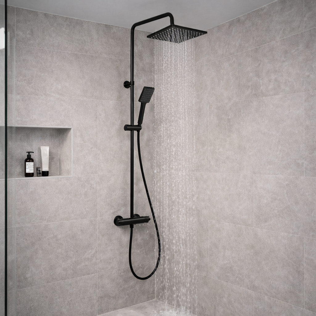 COLONNES DE DOUCHE OTTO NOIR