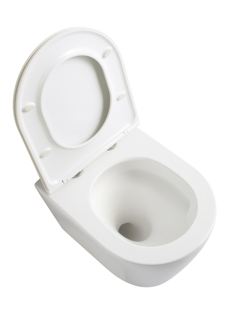 CUVETTE SUSPENDUE DE TOILETTE AMARIS BLANC MATE