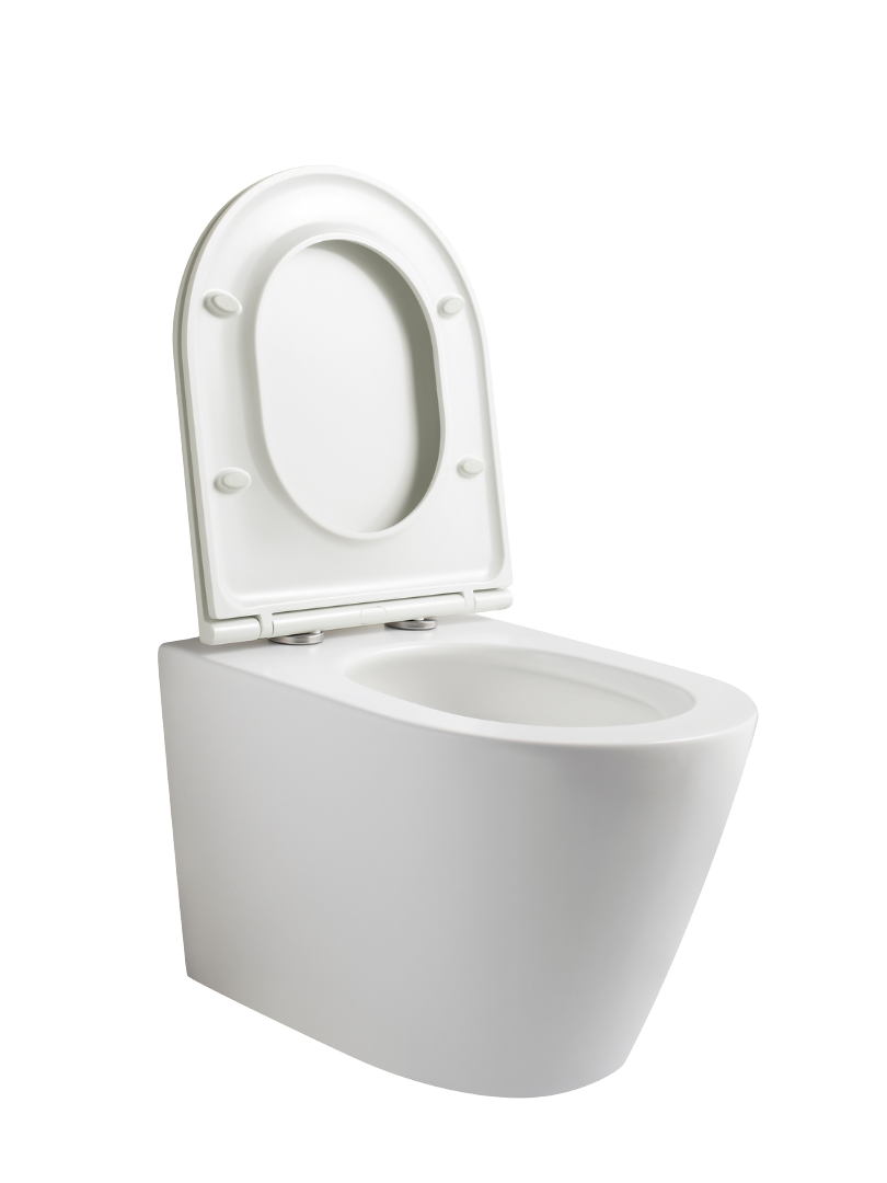CUVETTE SUSPENDUE DE TOILETTE AMARIS BLANC MATE