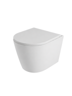 CUVETTE SUSPENDUE DE TOILETTE AMARIS BLANC MATE