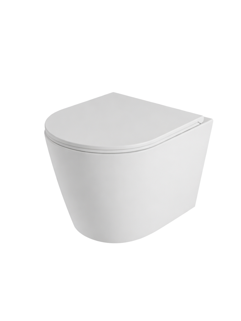 CUVETTE SUSPENDUE DE TOILETTE AMARIS BLANC MATE