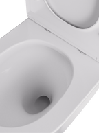 CUVETTE SUSPENDUE DE TOILETTE AMARIS BLANC MATE
