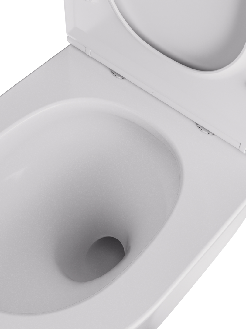 CUVETTE SUSPENDUE DE TOILETTE AMARIS BLANCHE BRILLANTE