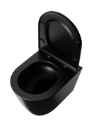CUVETTE SUSPENDUE DE TOILETTE AMARIS NOIRE MATE