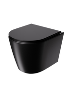 CUVETTE SUSPENDUE DE TOILETTE AMARIS NOIRE MATE