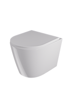 CUVETTE SUSPENDUE DE TOILETTE AMARIS BLANCHE BRILLANTE