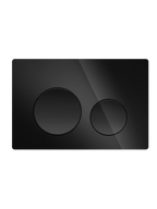 PLAQUE DE DOUBLE CHASSE 3/6 LITRES NEXO NOIR BRILLANT
